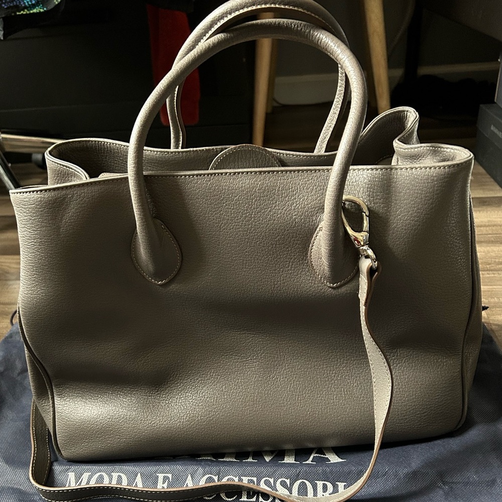 Maxima satchel in grey
